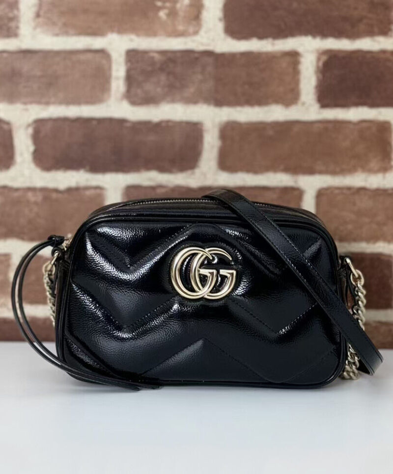 Gucci GG Marmont Series of small shoulder bag Black
